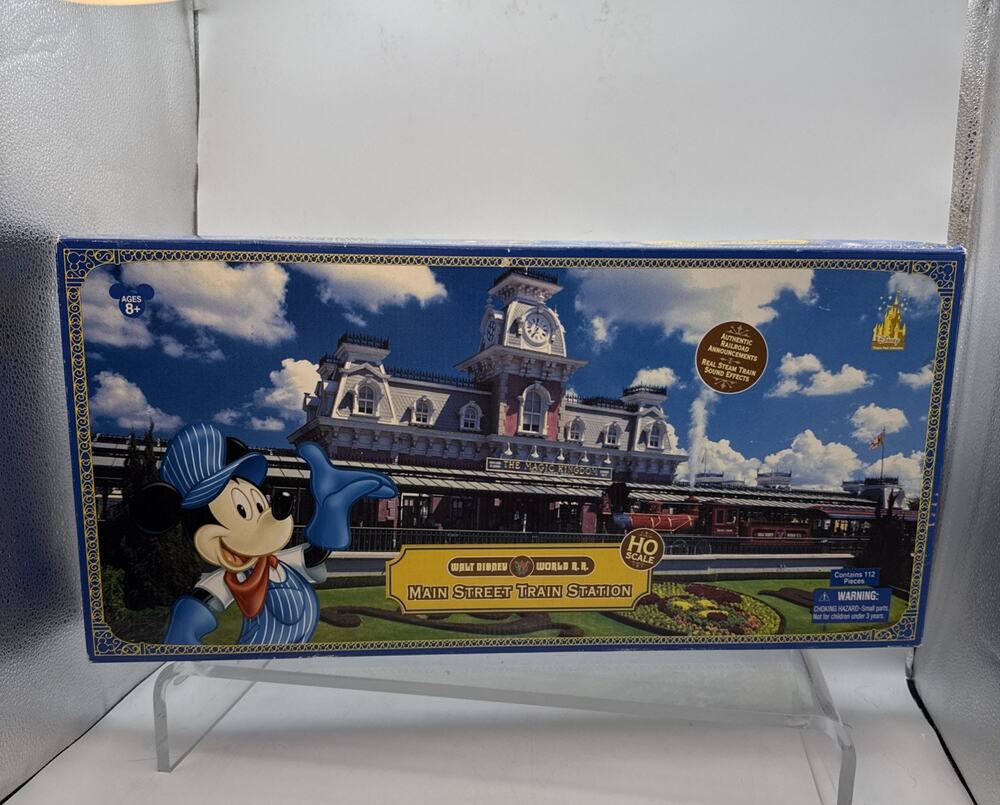 Walt Disney World Railroad Main Street Train Station HO Scale New In Box